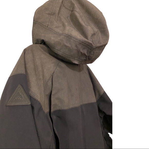 BURTON  Men's BREACH Shell Snow Jacket - GOLROD/TRCDRO - Picture 3 of 10